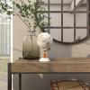 imageDeco 79 Paper Globe with Marble Base 7quot x 7quot x 11quot Whitewhite