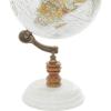 imageDeco 79 Paper Globe with Marble Base 7quot x 7quot x 11quot Whitewhite
