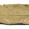 imageDeco 79 Polystone Bird Decorative Decorative Bowl Feather Decorative Container Decorative Keepsake Box 26quot x 9quot x 2quot Gold