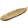 imageDeco 79 Polystone Bird Decorative Decorative Bowl Feather Decorative Container Decorative Keepsake Box 26quot x 9quot x 2quot Gold