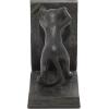 imageDeco 79 Polystone Cat Decorative Bookends Reading Non Skid Bookends Set of 2 Office Bookends7quotH 6quotW BlackMulticolored
