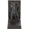 imageDeco 79 Polystone Cat Decorative Bookends Reading Non Skid Bookends Set of 2 Office Bookends7quotH 6quotW BlackMulticolored