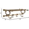 imageDeco 79 Wall Shelf 42quot L x 18quot W x 12quot H Brown