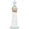 imageDeco 79 Wood Light House Decorative Sculpture Home Decor Statue Accent Figurine 6quot x 6quot x 15quot White