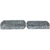 imageDeco 79 Wood Tray with Slot Handles Set of 2 20 18W BlueTray