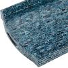 imageDeco 79 Wood Tray with Slot Handles Set of 2 20 18W BlueTray