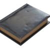 imageDeco 79 Wooden Decorative Box Faux Storage Book Book Shaped Boxes with Faux Leather Detailing Set of 3 Decorative Keepsake Boxes 14quot 11quot 9quotH BrownBrown