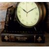 imageDeco 79 Wooden Decorative Box Faux Storage Book Book Shaped Boxes with Faux Leather Detailing Set of 3 Decorative Keepsake Boxes 14quot 11quot 9quotH BrownBrown