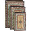 imageDeco 79 Wooden Decorative Box Faux Storage Book Book Shaped Boxes with Faux Leather Detailing Set of 3 Decorative Keepsake Boxes 14quot 11quot 9quotH BrownMulti Colored