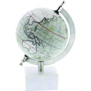 imageDeco 79 Marble Globe with Marble Base 6quot x 5quot x 9quot WhiteWhite