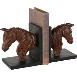 imageDeco 79 Polystone Cat Decorative Bookends Reading Non Skid Bookends Set of 2 Office Bookends7quotH 6quotW BlackCopper