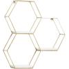 imageDeco 79 Contemporary Marble Wall Shelf LARGE SIZE SilverGold