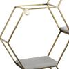 imageDeco 79 Contemporary Marble Wall Shelf LARGE SIZE SilverGold
