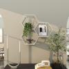imageDeco 79 Contemporary Marble Wall Shelf LARGE SIZE SilverSilver