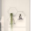 imageDeco 79 Contemporary Marble Wall Shelf LARGE SIZE SilverSilver