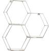 imageDeco 79 Contemporary Marble Wall Shelf LARGE SIZE SilverSilver