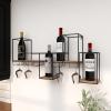 imageDeco 79 Metal 3 Shelves Wall Shelf 37quot x 6quot x 26quot GoldBlack