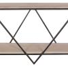 imageDeco 79 Metal 3 Shelves Wall Shelf 37quot x 6quot x 26quot GoldBrown