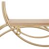 imageDeco 79 Metal 3 Shelves Wall Shelf 37quot x 6quot x 26quot GoldGold