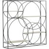 imageDeco 79 Metal 3 Shelves Wall Shelf 37quot x 6quot x 26quot GoldGrey