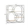 imageDeco 79 Metal 3 Shelves Wall Shelf 37quot x 6quot x 26quot GoldGrey
