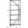 imageDeco 79 Metal 6 Shelves Shelving Unit 28quot x 14quot x 70quot BlackBlack
