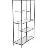 imageDeco 79 Metal 6 Shelves Shelving Unit 28quot x 14quot x 70quot BlackBlack