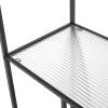 imageDeco 79 Metal 6 Shelves Shelving Unit 28quot x 14quot x 70quot BlackBlack