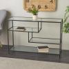 imageDeco 79 Metal 6 Shelves Shelving Unit 28quot x 14quot x 70quot BlackBlack