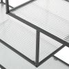 imageDeco 79 Metal 6 Shelves Shelving Unit 28quot x 14quot x 70quot BlackBlack
