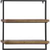 imageDeco 79 Wall Shelf 16quot L x 5quot W x 22quot H BrownBrown