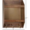 imageDeco 79 Wall Shelf 16quot L x 5quot W x 22quot H BrownBrown