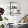 imageDeco 79 Wall Shelf 16quot L x 5quot W x 22quot H BrownBrown