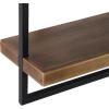 imageDeco 79 Wall Shelf 16quot L x 5quot W x 22quot H BrownBrown