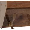 imageDeco 79 Wall Shelf 16quot L x 5quot W x 22quot H BrownBrown