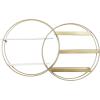 imageDeco 79 Wall Shelf 23quot L x 7quot W x 12quot H GreyGold