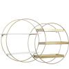 imageDeco 79 Wall Shelf 23quot L x 7quot W x 12quot H GreyGold