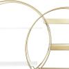 imageDeco 79 Wall Shelf 23quot L x 7quot W x 12quot H GreyGold
