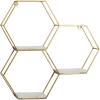 imageDeco 79 Contemporary Marble Wall Shelf LARGE SIZE SilverGold