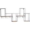 imageDeco 79 Metal 3 Shelves Wall Shelf 37quot x 6quot x 26quot GoldBlack