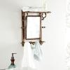imageDeco 79 Wall Shelf 16quot L x 9quot W x 20quot H BrownBrown