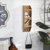 imageDeco 79 Wall Shelf 9quot L x 5quot W x 29quot H Brown