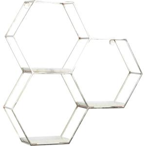 imageDeco 79 Contemporary Marble Wall Shelf LARGE SIZE SilverSilver
