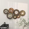 imageClick Clock Antiques Finished Metal Wall Decor 34x17 quot