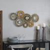 imageClick Clock Antiques Finished Metal Wall Decor 34x17 quot