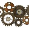 imageClick Clock Antiques Finished Metal Wall Decor 34x17 quot