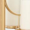 imageCosmoLiving by Cosmopolitan Metal Geometric Pillar Wall Sconce with Mirror Backing 8quot x 5quot x 18quot Gold
