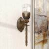 imageDeco 79 72273 Metal Glass Candle Sconce 18quot by 5quot