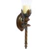 imageDeco 79 72273 Metal Glass Candle Sconce 18quot by 5quot