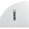 imageDeco 79 Glass Decorative Wall Clock Mirrored Wall Clock for Home with Floating Crystals Wall Clock for Room 20quot x 2quot x 20quot WhiteWhite